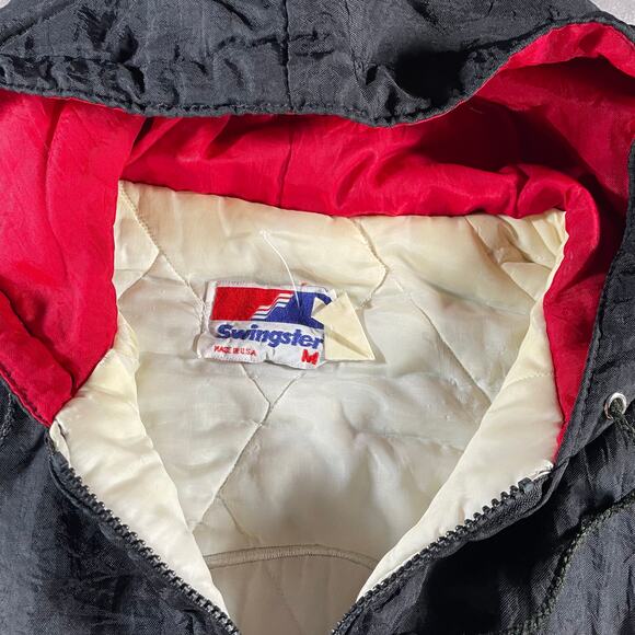 READ 80’s Swinsgter NHL Detroit Red Wings Hockey Full Zip Puffer Jacket - Picture 4 of 6